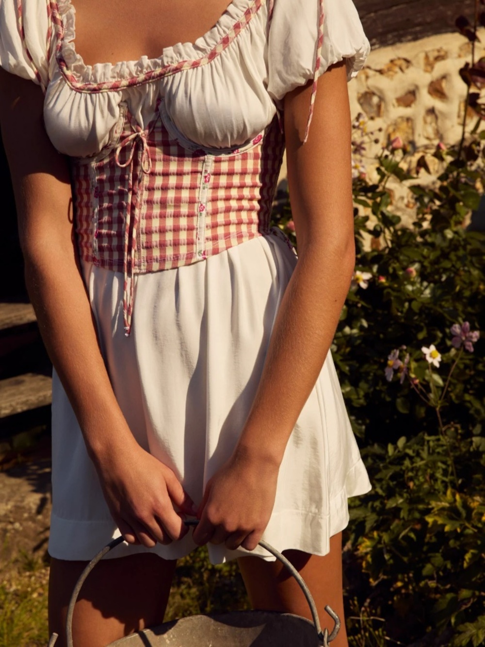 For Love and Lemons Georgia Underbust Cupless Corset